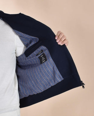 Giubbotto Circolo 1901 blu collo camicia pocket wools CN5092103 CIRCOLO 1901