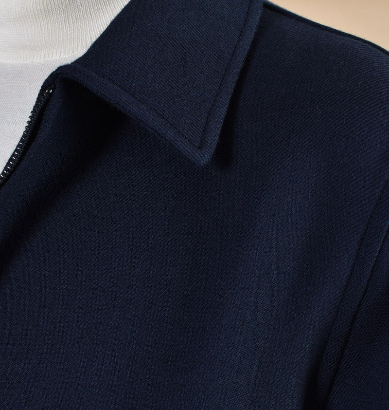 Giubbotto Circolo 1901 blu collo camicia pocket wools CN5092103 CIRCOLO 1901