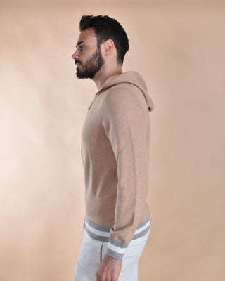 MAglia felpa Gran Sasso cashmere lana beige 57180 19648126 GRAN SASSO