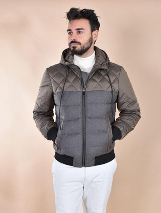 Giubbotto Piumino Yes London bronzo doppio tessuto XG526401 YES LONDON