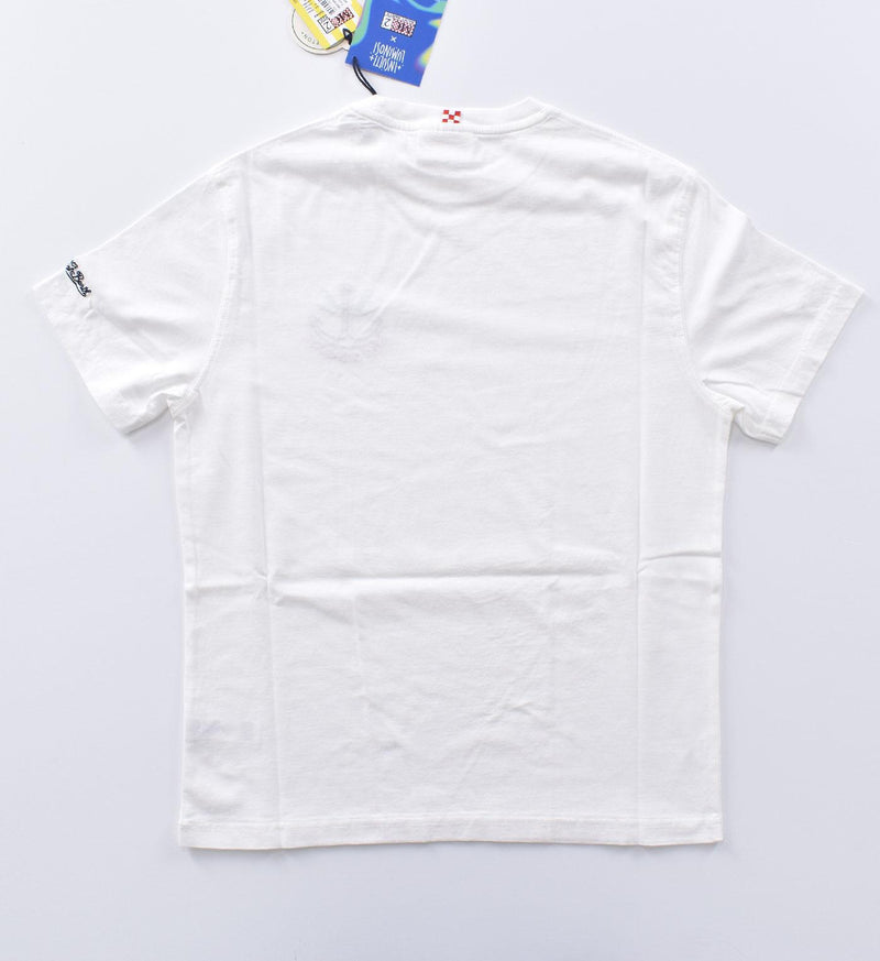 T-shirt Mc2 Saint Barth bianca ancora tu 