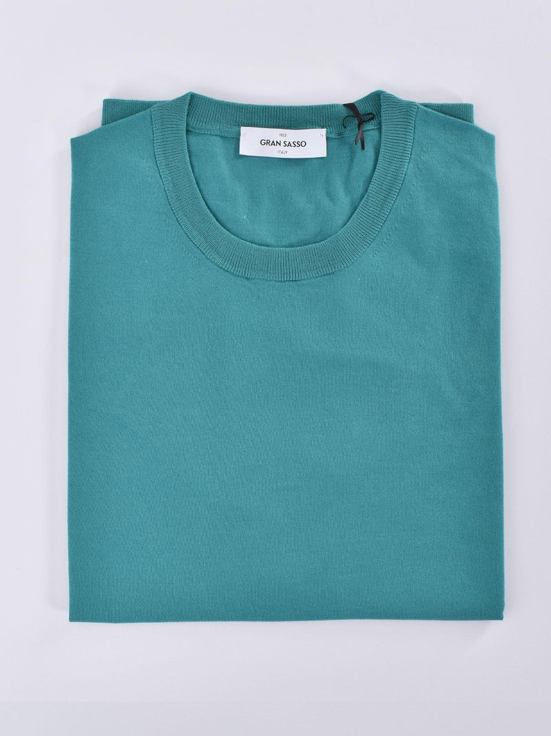 Maglia Gran Sasso fresh cotton verde smeraldo 