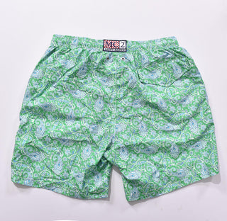 Costume Mc2 SAint Barth verde paisley flower damascato 0471257 MC2 SAINT BARTH