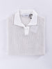 Polo Gran Sasso fresh cotton bianco beige