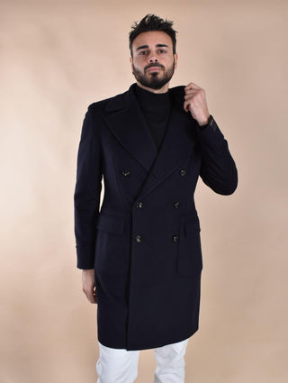 Cappotto Tagliatore doppiopetto Carlo Z blu notte CARLOZB5054 TAGLIATORE