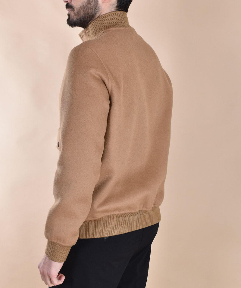 Giubbino Daniele Alessandrini bomber cammello J00401 DANIELE ALESSANDRINI