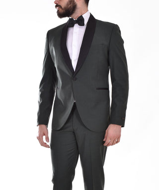 Abito Marcel Morel smoking verde sciallato AB029525 Marcel Morel