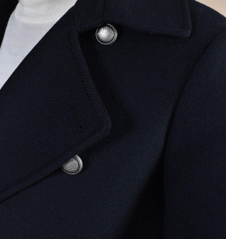 Cappotto Breras doppiopetto cintura lungo Porto nero PORTOCC1169 BRERAS Milano