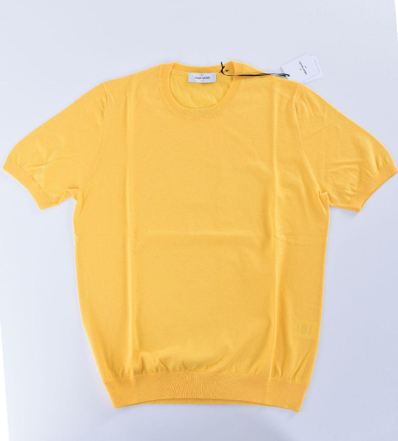 Maglia Gran Sasso fresh cotton giallo 