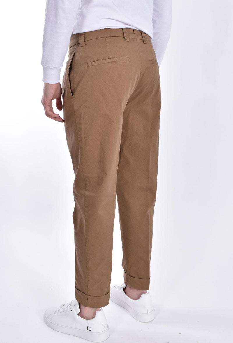 Pantalone Berwich cotone stretch miele 